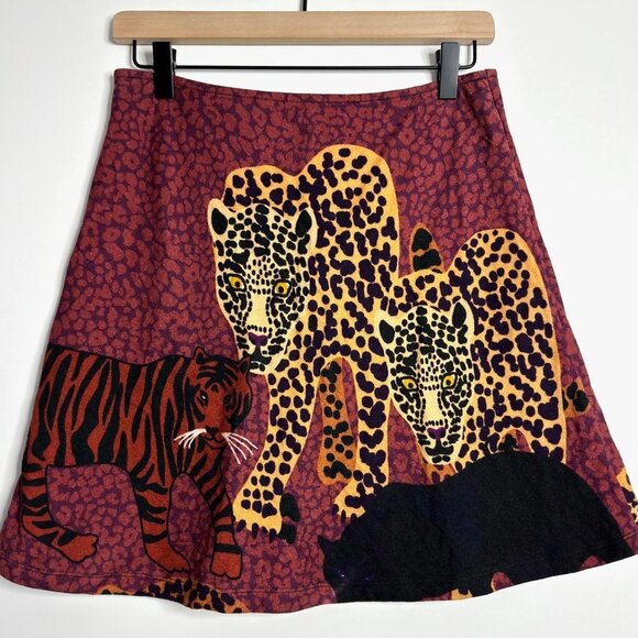 CONDITIONS APPLY Leopard Mini Skirt - Picture 2 of 6